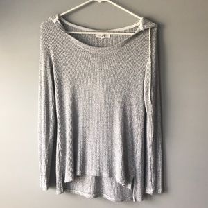 Grey Hooded Aeropostale Sweater with Strings